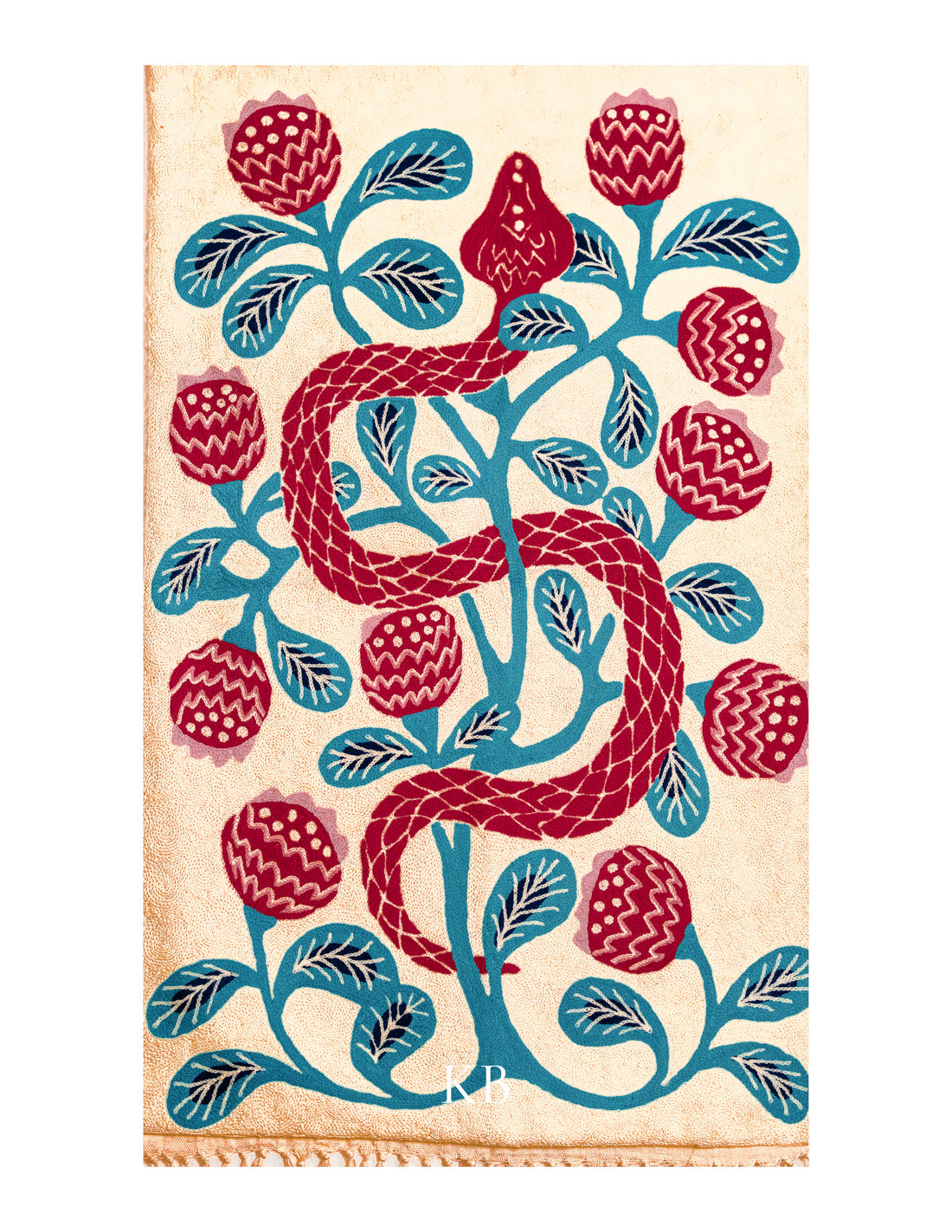 Diwan-e-Khas Contemporary Cobra Kashmiri Wall Art - Kashmir Box