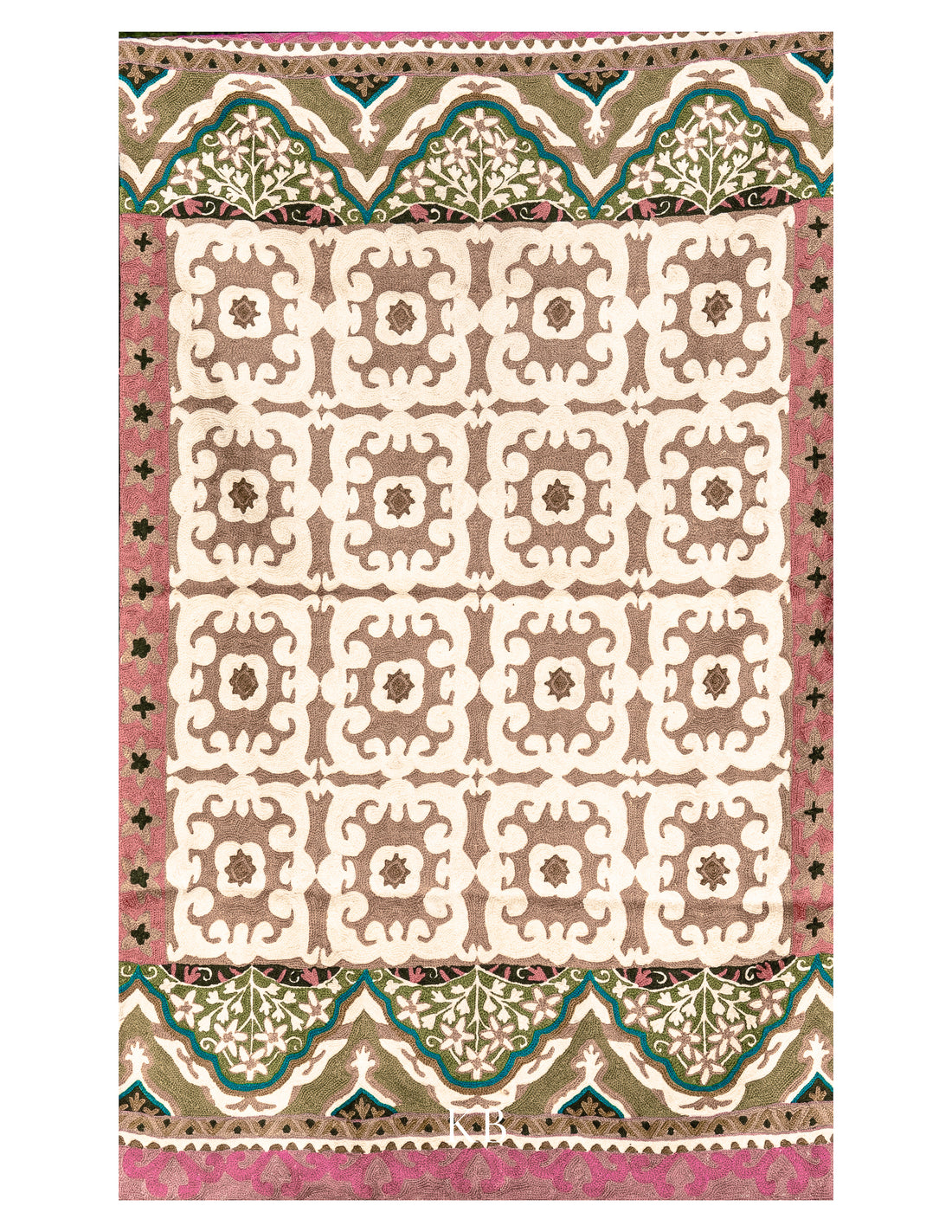 Diwan-e-Khas Grand Archway Kashmiri Rug - Kashmir Box