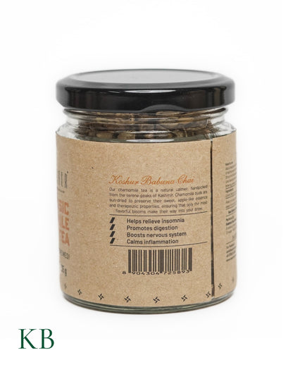 Classic Chamomile Tea | Babuna Chai | Chamomile Flower Tea | Caffeine Free Tea | Best Tea for Sleep | Herbal Tea (35 g) - Kashmir Box