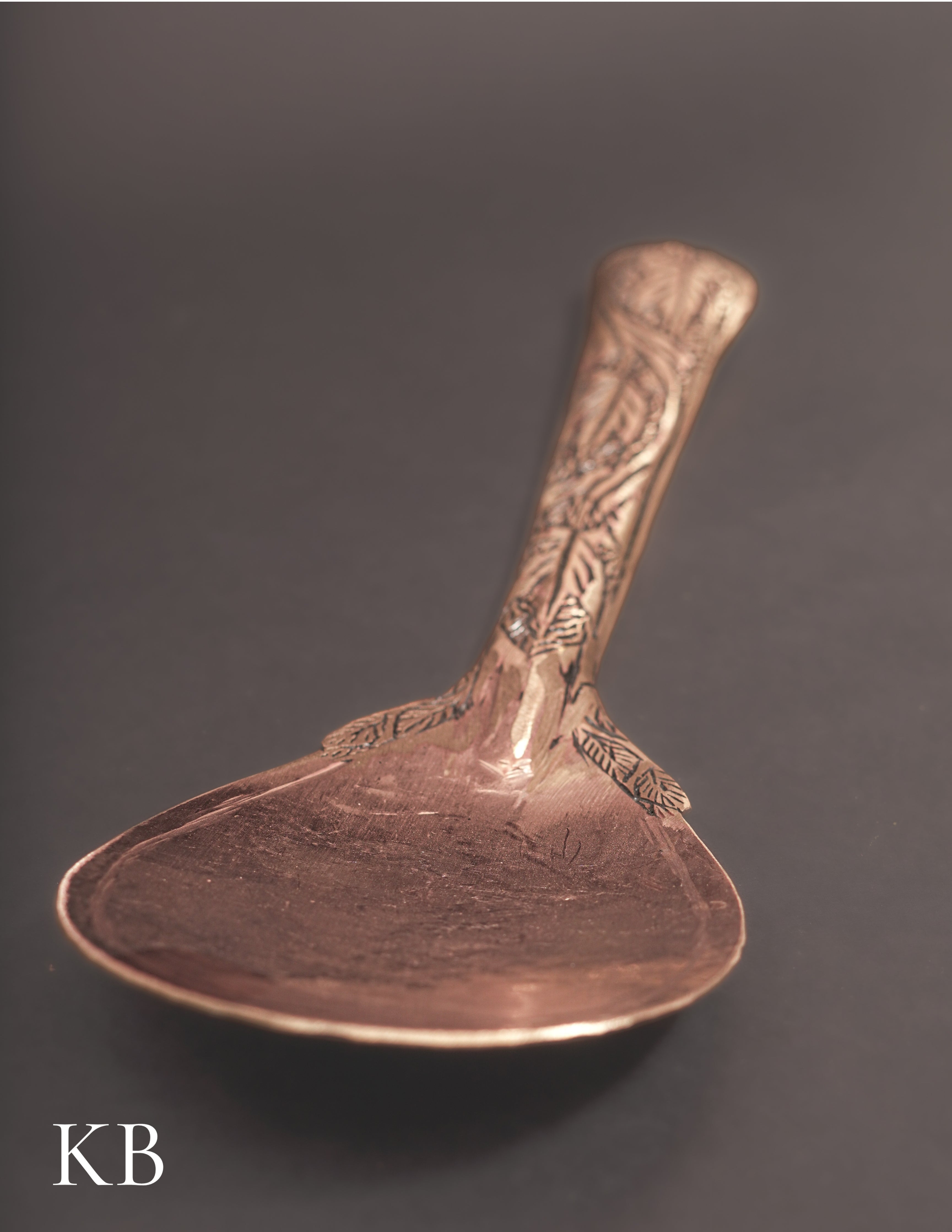 Kashmiri Copperware Rice Serving Spoon – Artisan-Made | Handcrafted Heritage - Kashmir Box