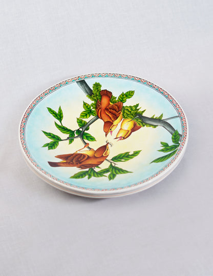 Handmade Kashmir Papier-Mâché Wall Plate — Hand-Painted Design | Ø 25.5 cm