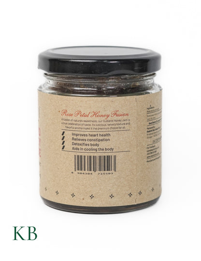 Koshur - Gulkand Honey Marmalade| Rose Petal Honey Fusion |Gulkand Jam With Honey | Natural Sweetener | No Sugar Added | Natural Coolant | Sun-cooked  Pure Rose Petal - Kashmir Box