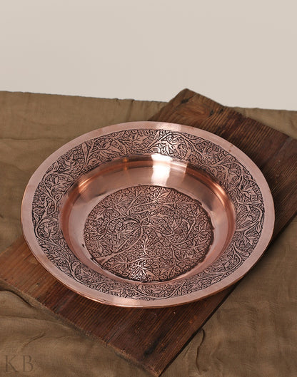 Design Engraved Copper Plate - KashmirBox.com
