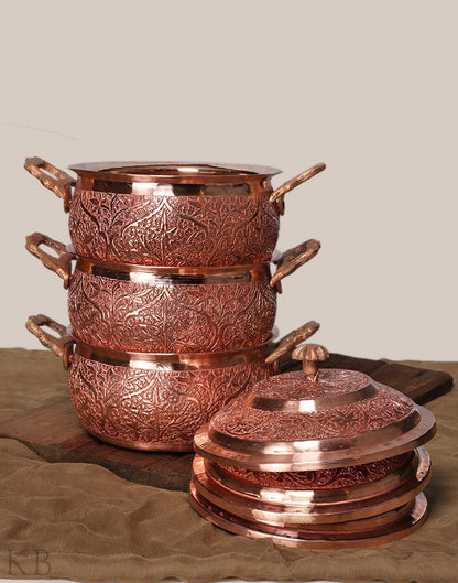Gracious Designed Copper Donga - KashmirBox.com