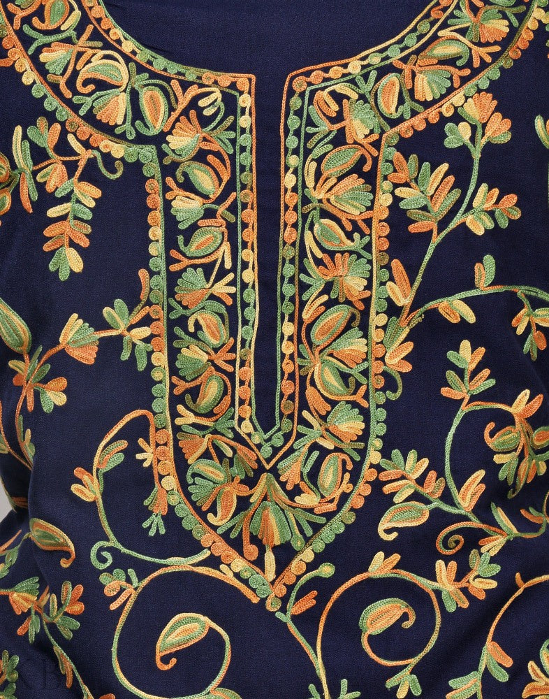 Multi Aari Embroidered Summer Suit - KashmirBox.com