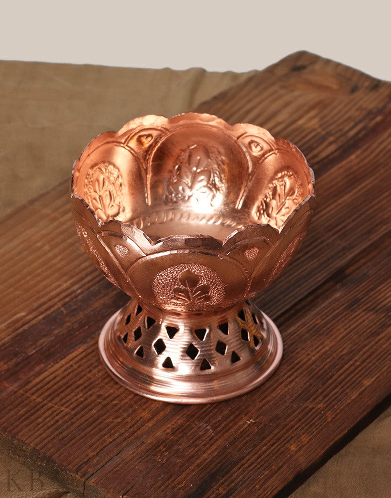 Classical Copper Ice-Cream Bowls(Set of 6) - KashmirBox.com