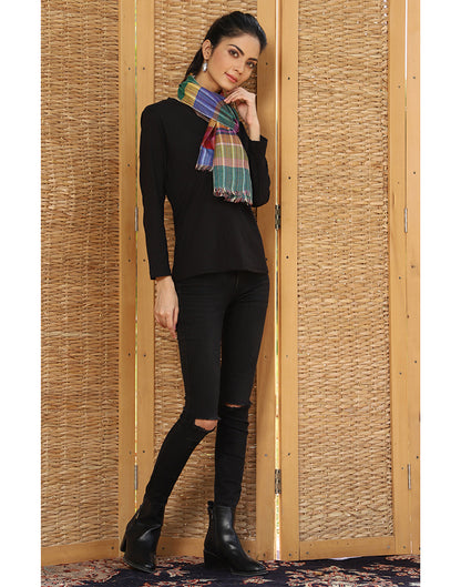 Colored Strips Cashmere Scarf - KashmirBox.com
