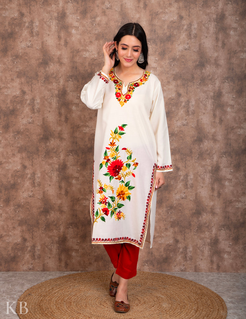 100 MILES FAITH VOL 5 - Pure Cotton fabric checks with embroidery work  designer kurtis - Salwar Kameez Wholesaler | Kurtis Wholesaler | Sarees
