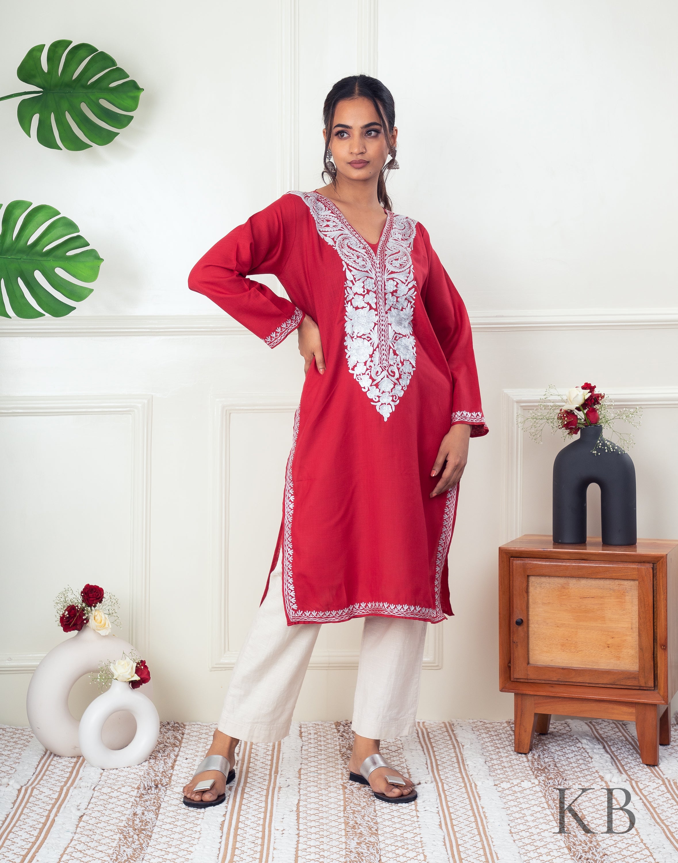 Buy Attractive Maroon Cotton Kurti For Women Online In India At Discounted  Prices