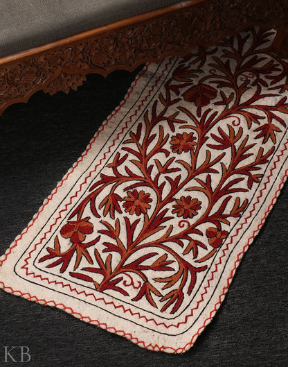 Harud Handmade Aari Embroidered Namda - KashmirBox.com