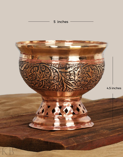 Buy Online Hand Engraved Kashmiri Copper Items