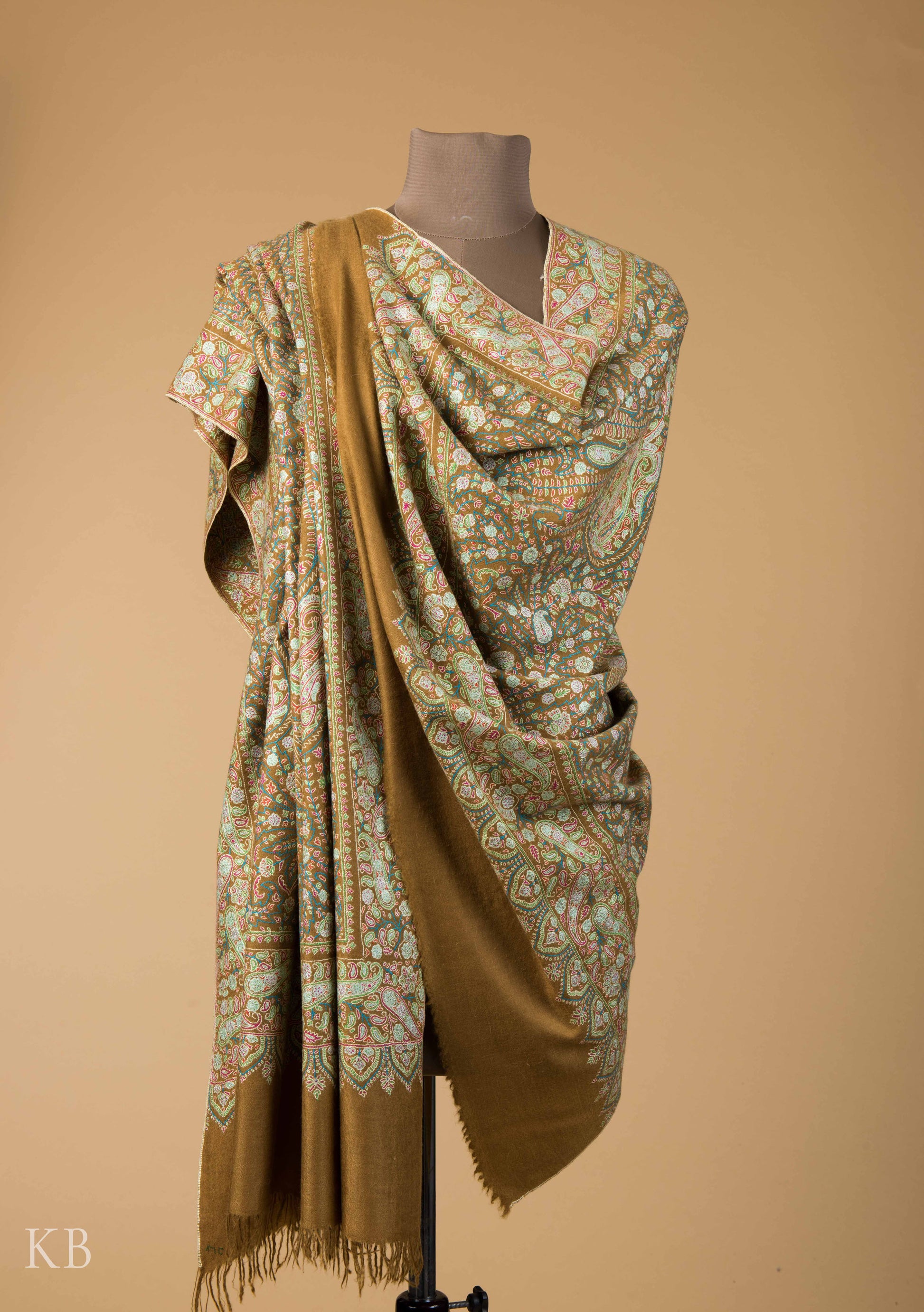 Buy Online Sozni Embroidered Pashmina Shawls