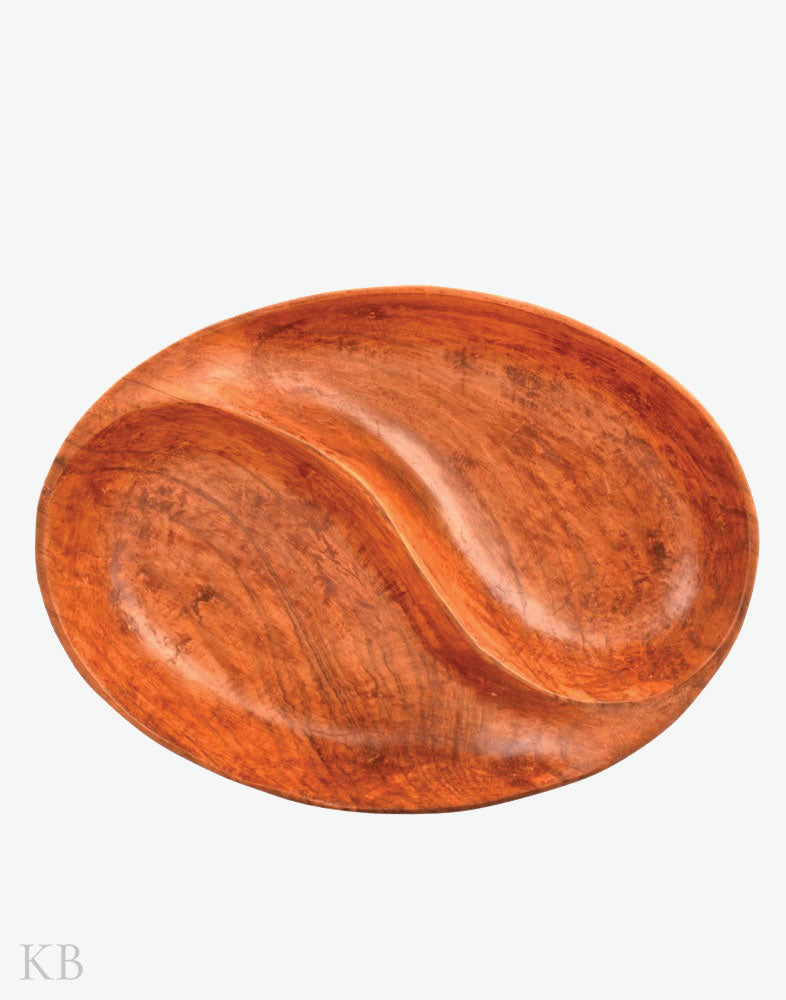 Walnut Wood Dry Fruit Bowl - Kashmir Box