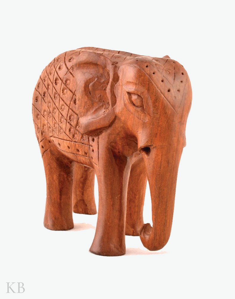 Elephant With Saddle - Kashmir Box