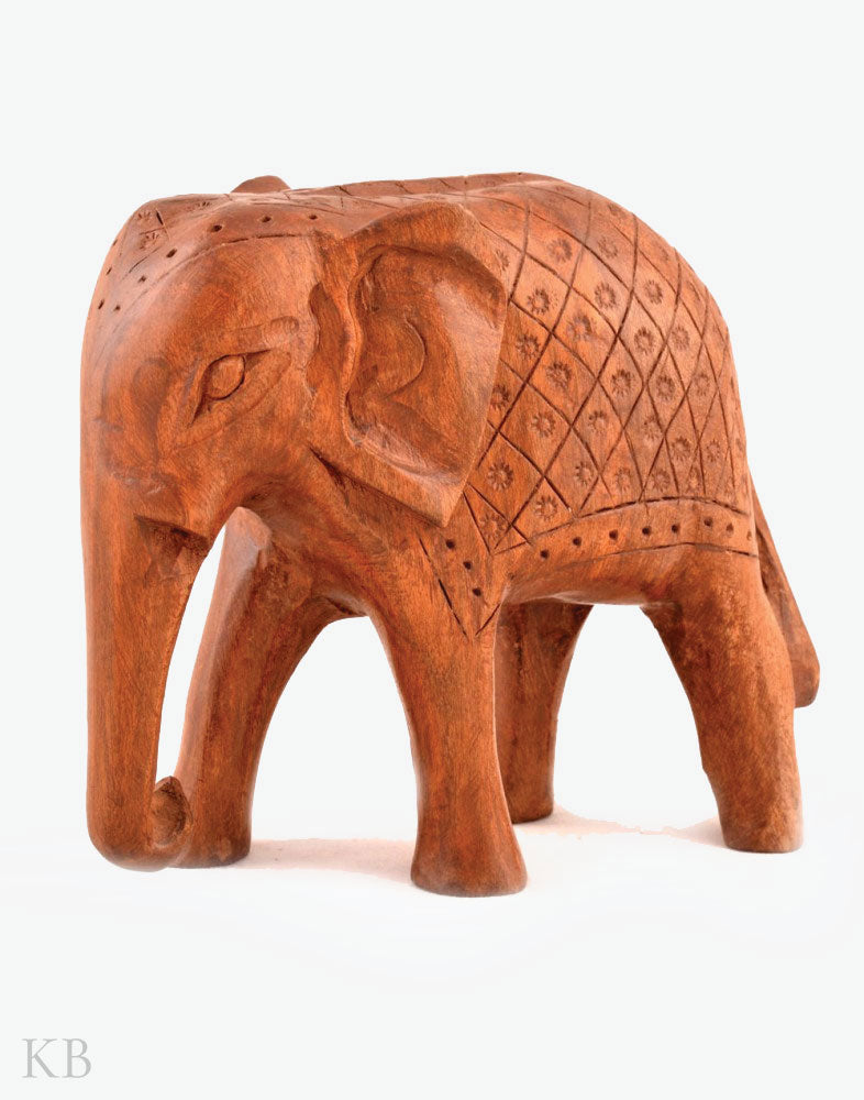 Elephant With Saddle - Kashmir Box