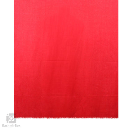 Blaze Red Solid Cashmere Pashmina Shawl - Kashmir Box