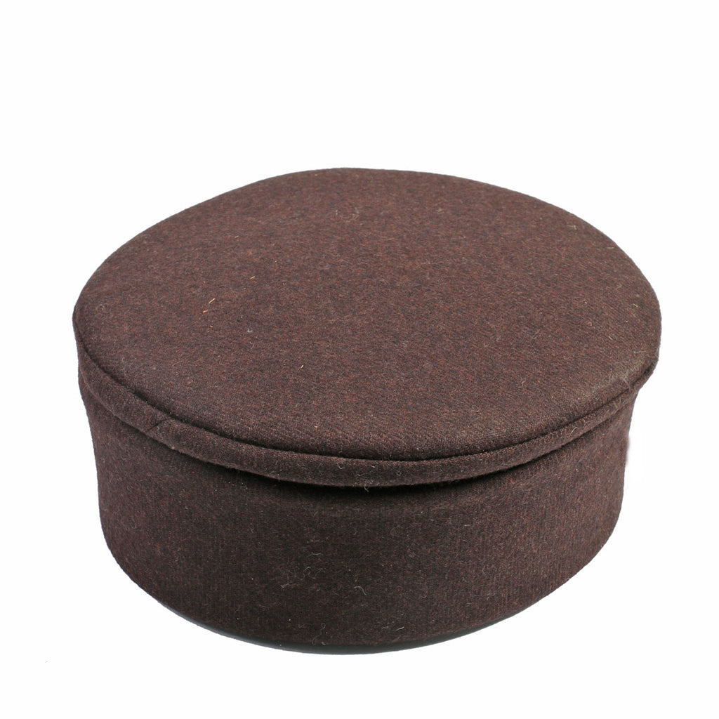 Woody Brown Afghani Style Foam Cap - Kashmir Box