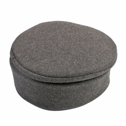 Charcoal Black Afghani Style Foam Cap - Kashmir Box