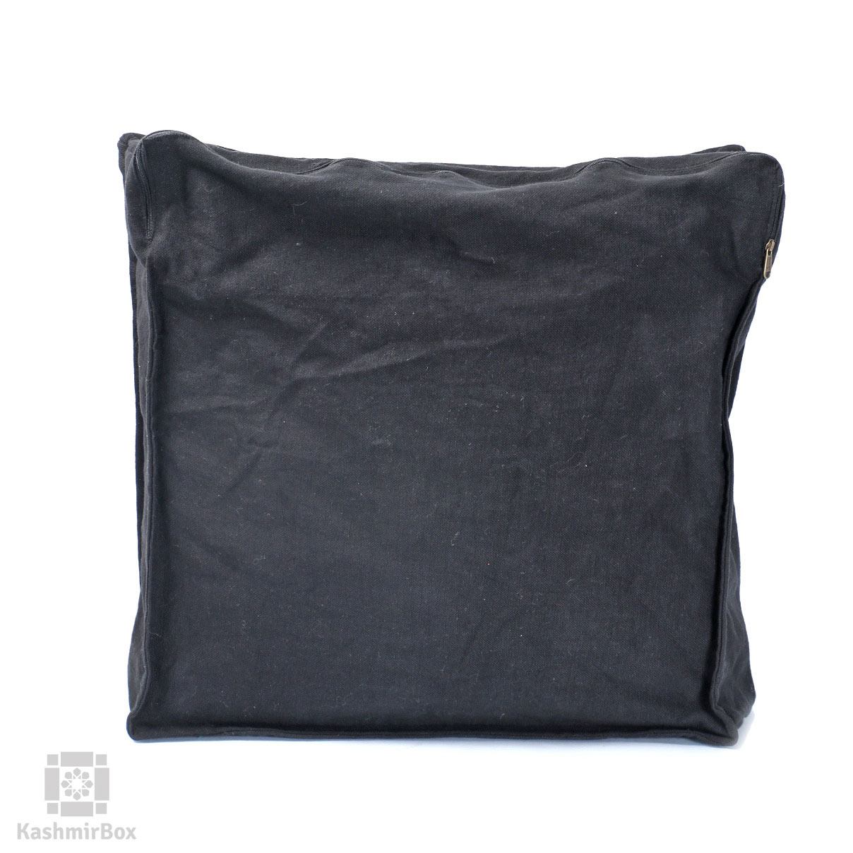 Mushk Crewel Hand Embroidered Cushion Cover - Kashmir Box