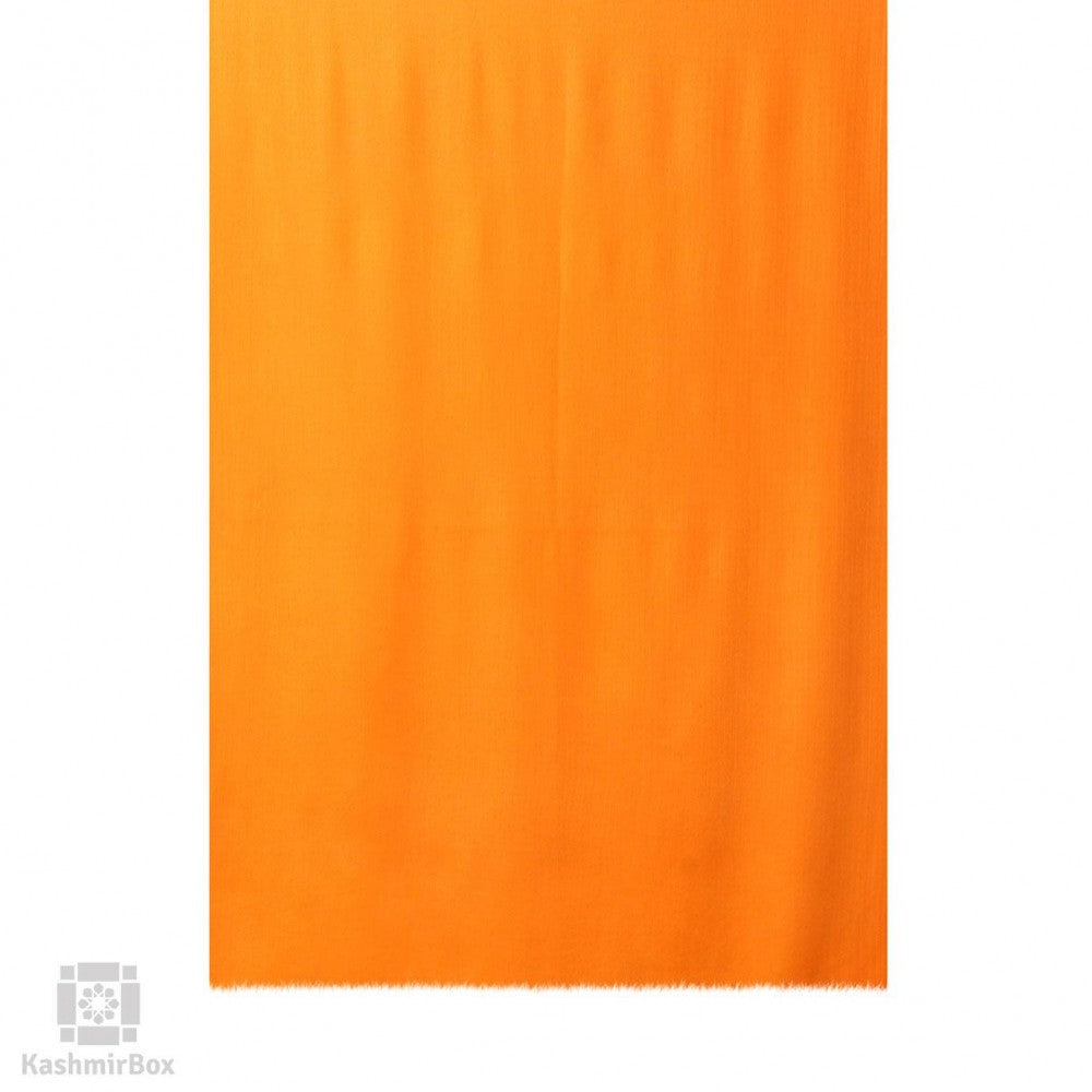 Tiger Orange Basic Woolen Shawl - Kashmir Box
