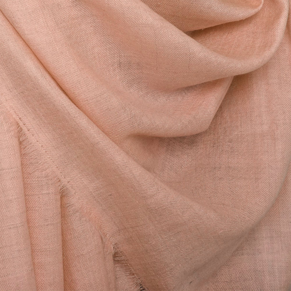 Light Pink Woolen Shawl - Kashmir Box