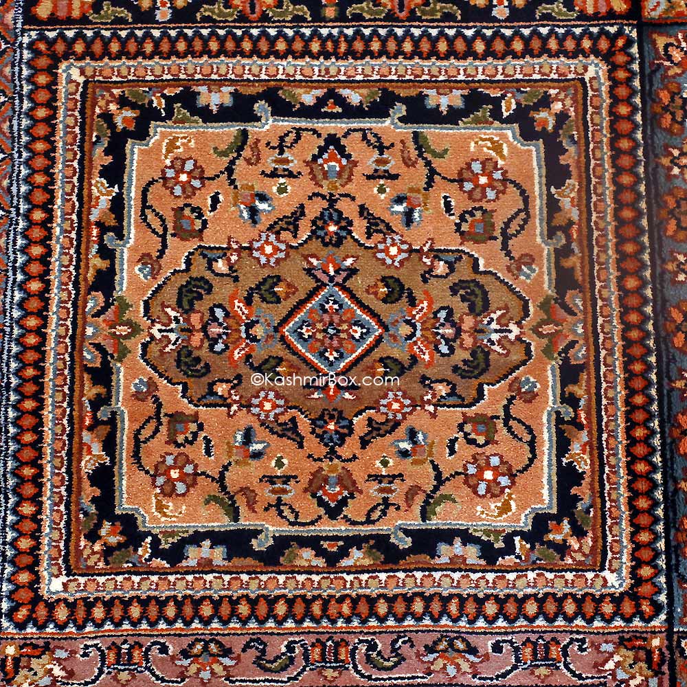Crimson Silk Carpet - KashmirBox.com