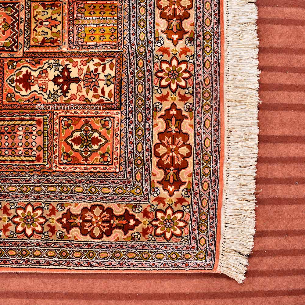 Pastel Shades Gumm Silk Carpet - KashmirBox.com