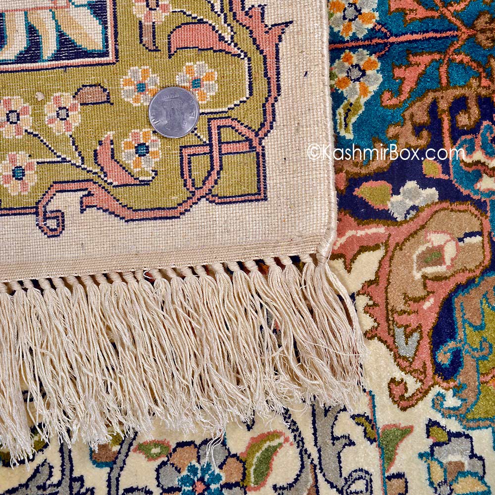 Sycamore Delight Silk Carpet - KashmirBox.com