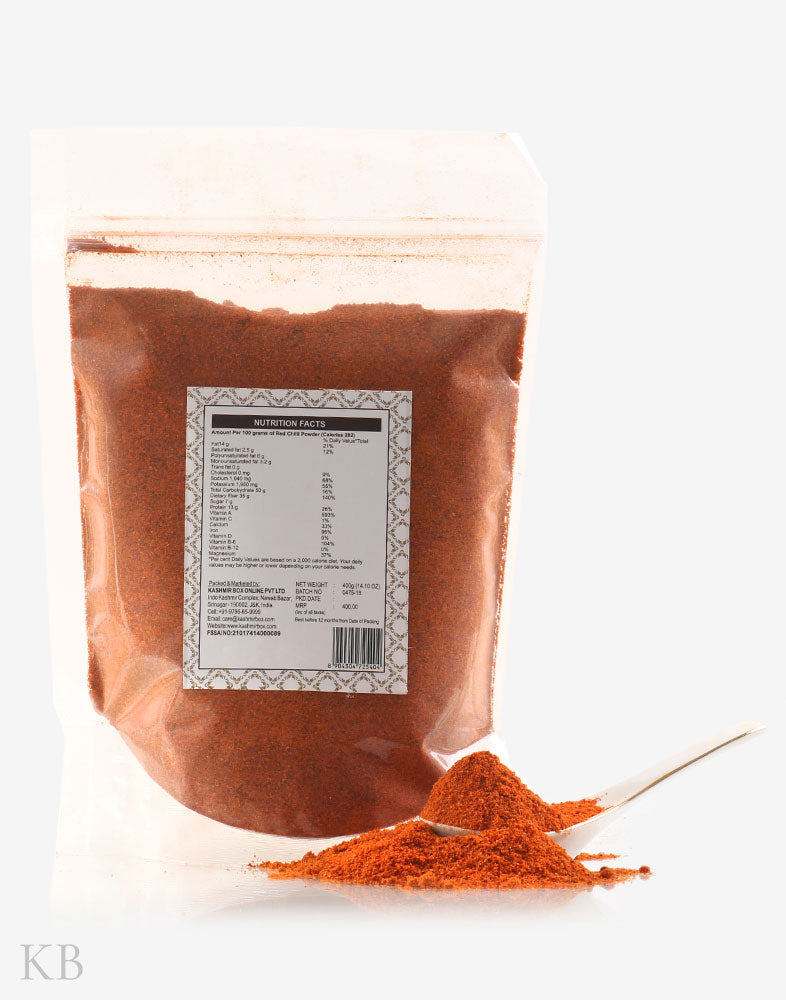 Kashmiri Pure Red Chili Powder - KashmirBox.com