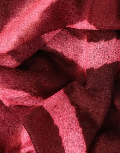 Red And Pink Dip Dye Cashmere Pashmina Scarf - Kashmir Box