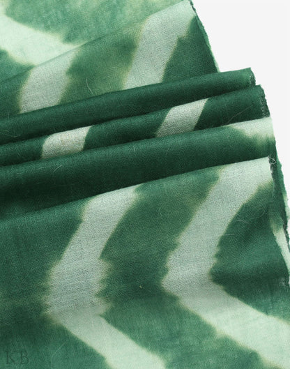 Hues Of Green Dip Dye Cashmere Pashmina Scarf - Kashmir Box