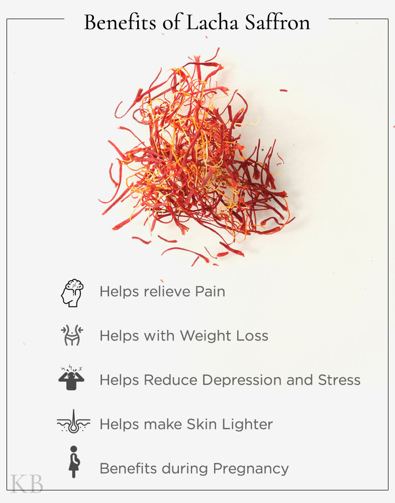 Koshur Kashmiri Lacha Saffron Strands