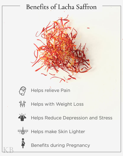 Koshur Kashmiri Lacha Saffron Strands