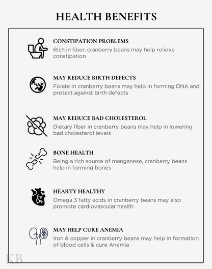 Koshur Cranberry Beans (Thull Rajma) - Kashmir Box