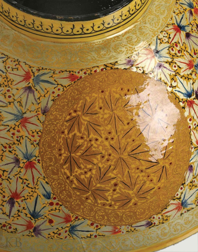 Mustard Handcrafted Paper Mache Bowl (Set of 3) - Kashmir Box