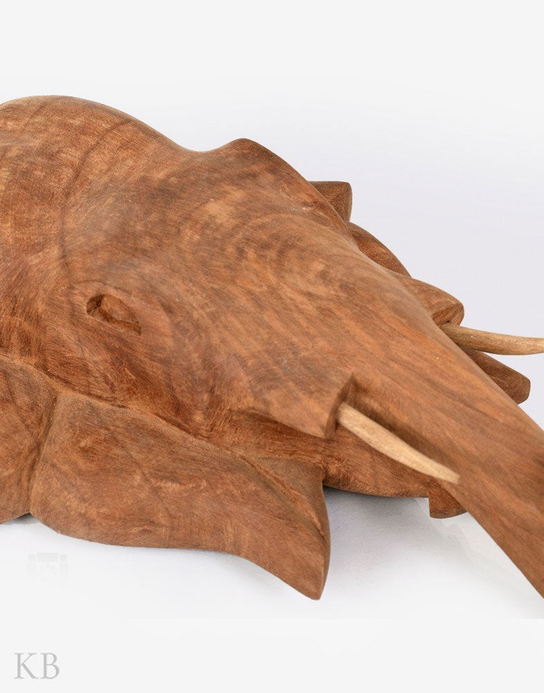 Walnut Wood Handcrafted Elephant - Kashmir Box