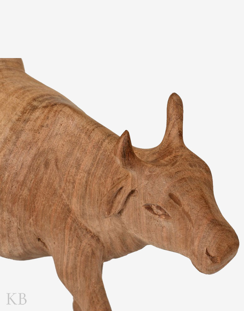 Walnut Wood Handcrafted Cow - Kashmir Box