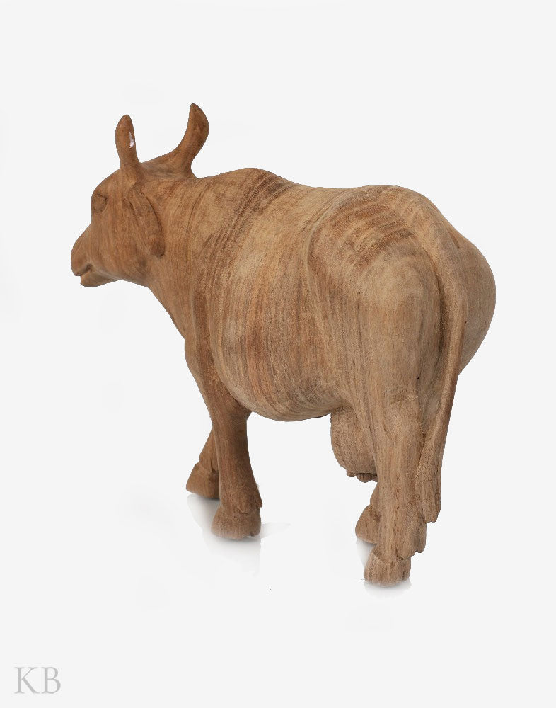 Walnut Wood Handcrafted Cow - Kashmir Box