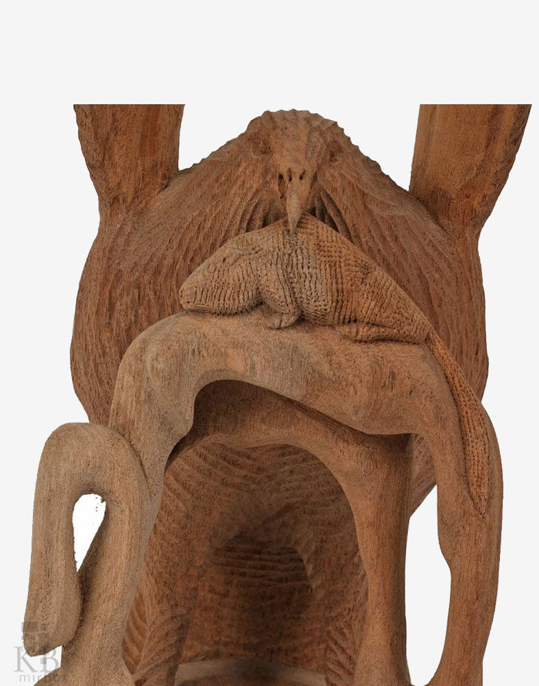 Walnut Wood Hand Engraved Eagle - Kashmir Box