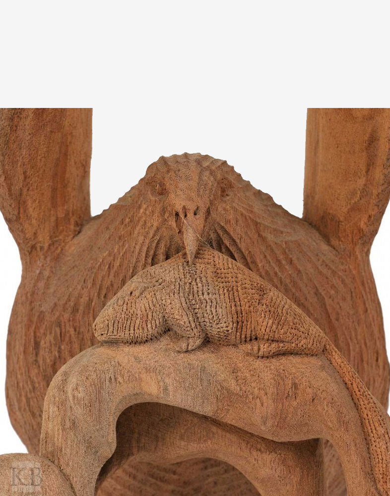 Walnut Wood Hand Engraved Eagle - Kashmir Box