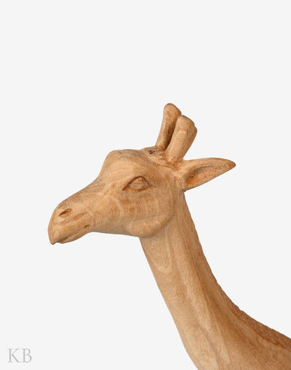 Walnut Wood Handmade Decorative Giraffe - Kashmir Box