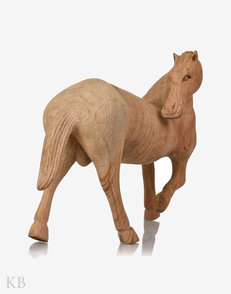 Walnut Wood Handmade Decorative Horse - Kashmir Box