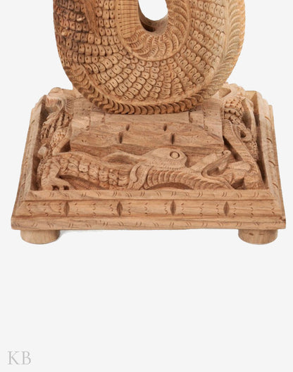 Handmade Engraved Dragon Large Floor Lamp - Kashmir Box
