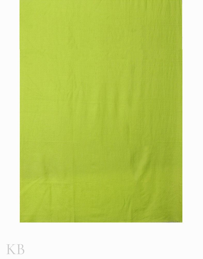 Lime Green Plain Cashmere Pashmina Shawl - Kashmir Box